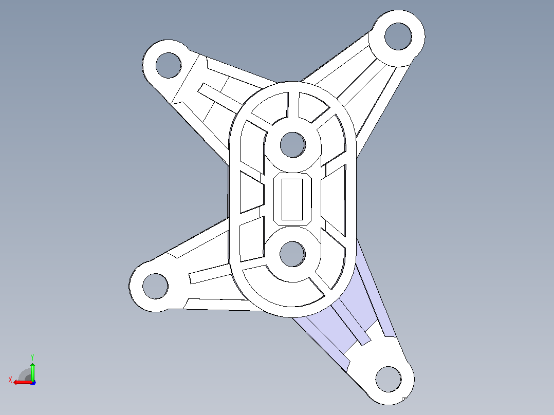 奥迪-A6L-底盘-020300 - Engine Transmission Mount后视图