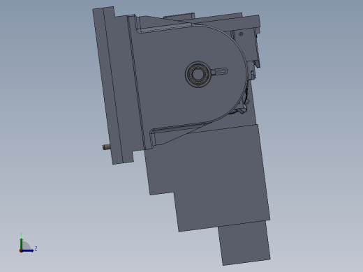 发动机排气歧管精密液压工装夹具左视缩略图