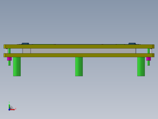 石墨片组装夹具（sw16可编辑+工程图）前视缩略图