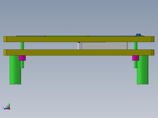 石墨片组装夹具（sw16可编辑+工程图）右视缩略图