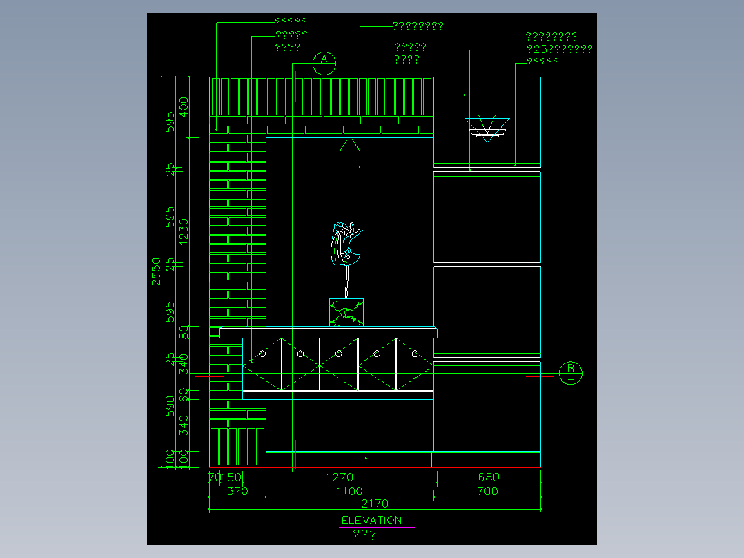 家装类CAD图块(三)-FH01010A