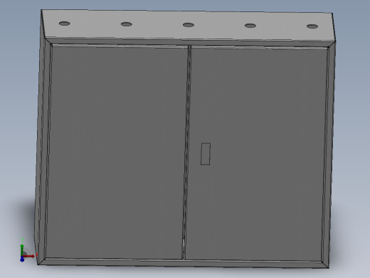 solidworks设计电柜箱体