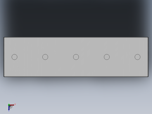 solidworks设计电柜箱体俯视缩略图