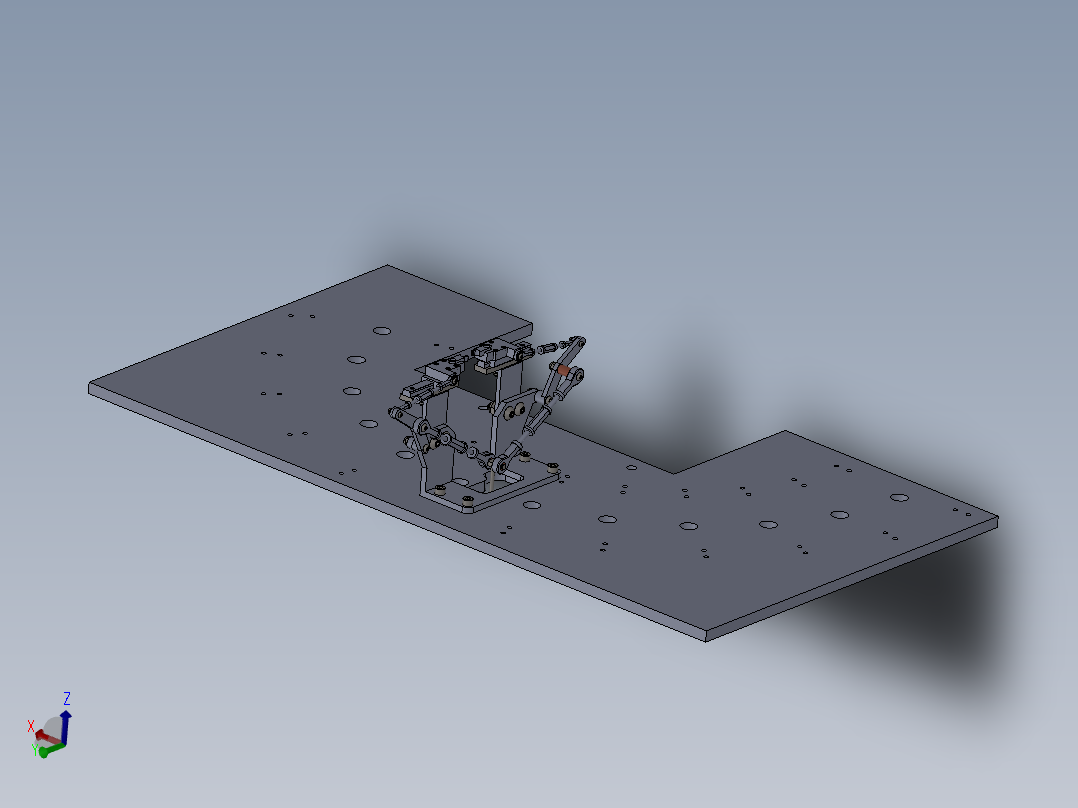 solidworks 电灯夹子