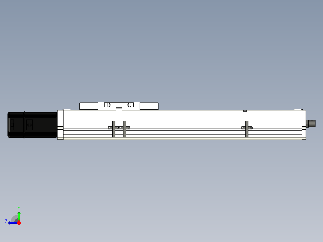 Toyo东佑达直线模组-ECH14-300-BC-400W右视图