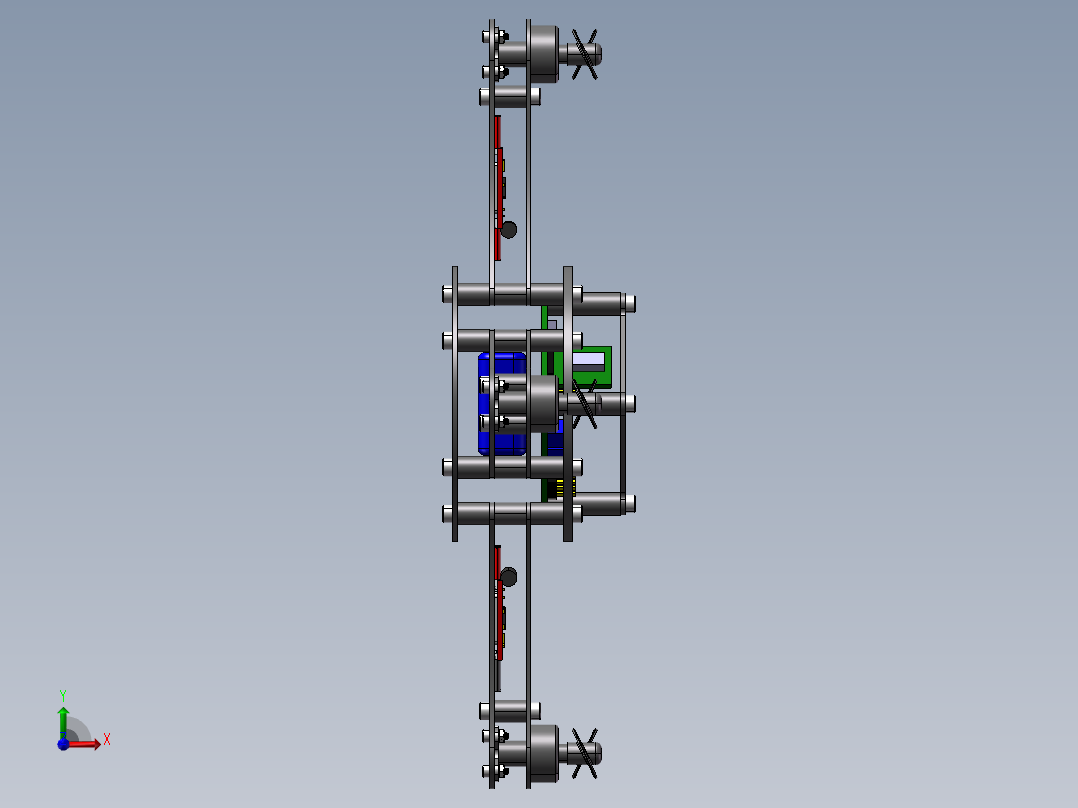 B31-四旋翼无人机设计模型图前视图