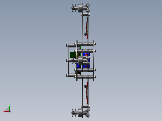 B31-四旋翼无人机设计模型图后视缩略图
