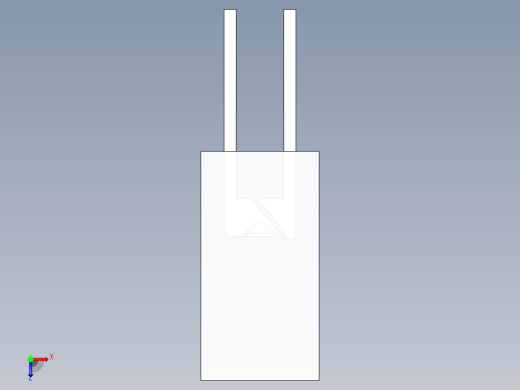 LED_Square_Diffuse_5x5x9.7mm俯视缩略图