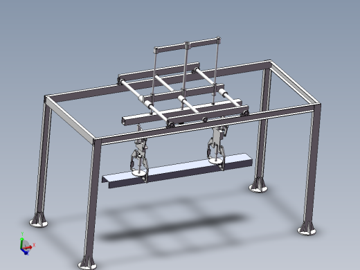 龙门桁架机械手设计-型钢搬运堆垛机