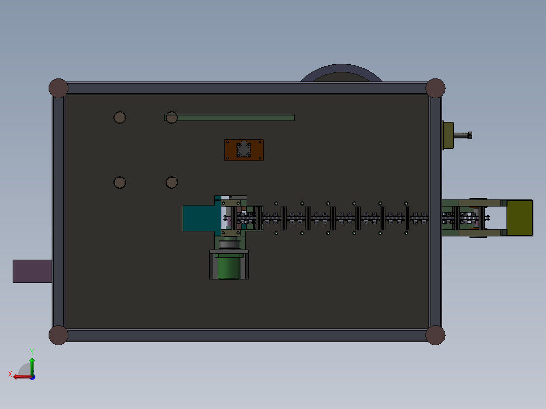 JX582-自动铆钉机三维SolidWorks建模参考资料后视图