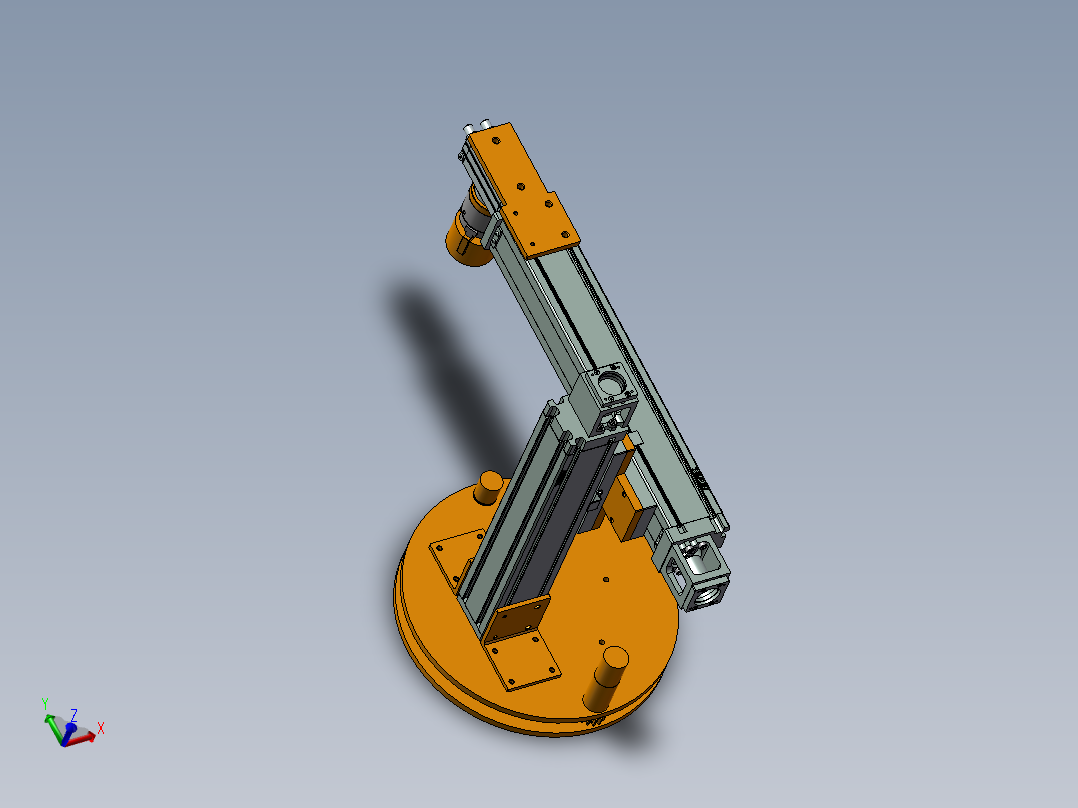 圆柱类，玻璃杯类搬运机械臂机械手设计含三维二维说明书
