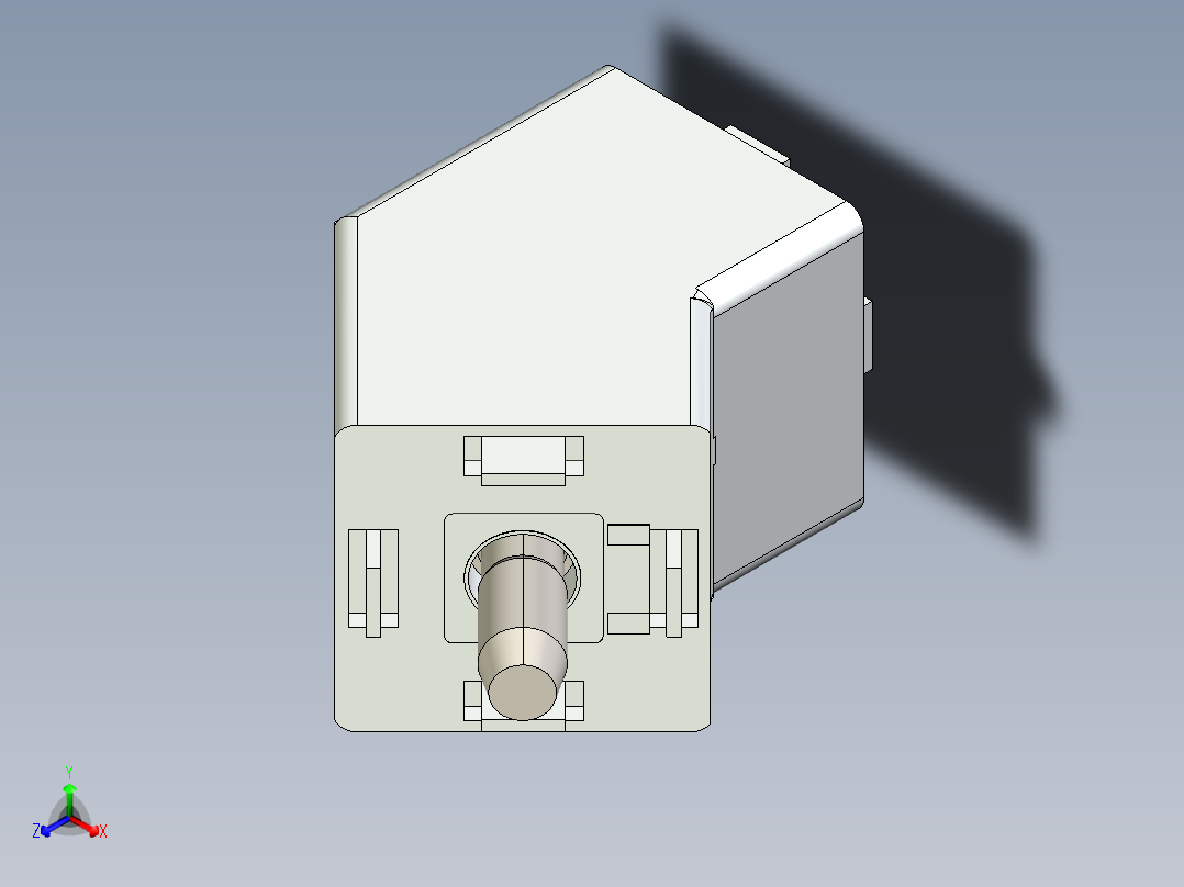 型材-BR 45X45 45_CONNECTOR KJN535428正等轴测图