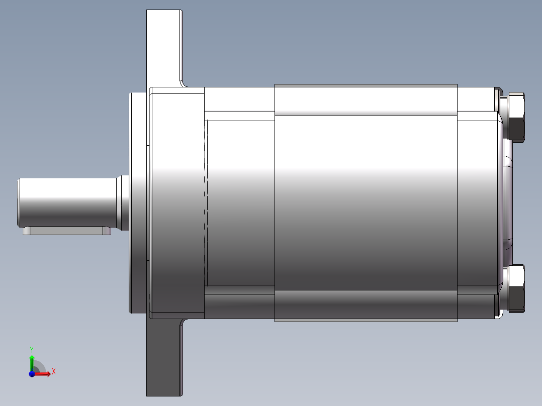 齿轮马达前视图