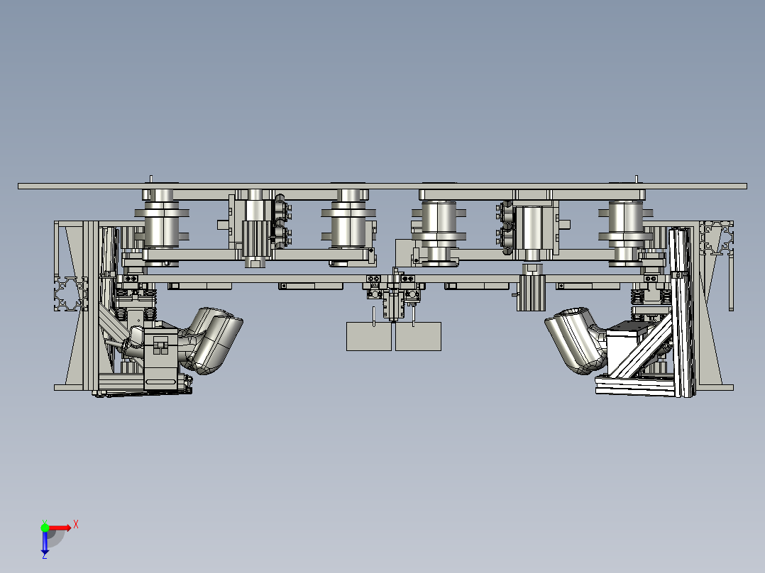 扫描枪模组品质检验设备俯视图