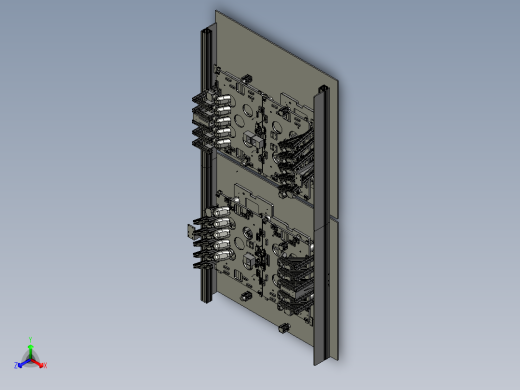 扫描枪模组品质检验设备正等轴测缩略图