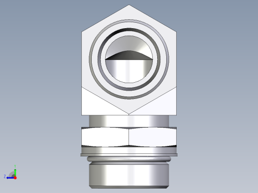 卡套式工业通用硬管接头EO_Adjustable_Locknut_elbow_WEE30SMOROMDCF右视缩略图