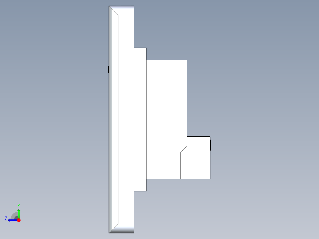 公牛两位插座 SW STP右视图