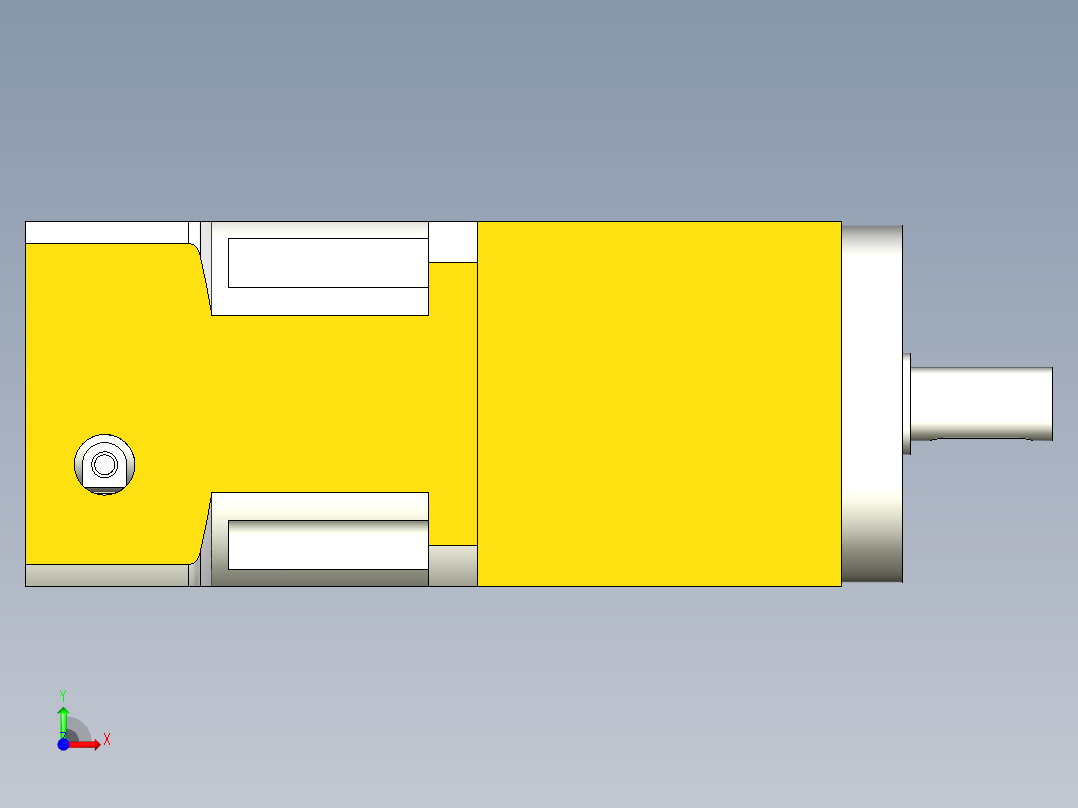 换向器PW90(垂直输出） PLX90-L1 19-70-90-M6.stp前视图