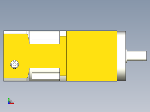 换向器PW90(垂直输出） PLX90-L1 19-70-90-M6.stp前视缩略图