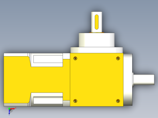 换向器PW90(垂直输出） PLX90-L1 19-70-90-M6.stp俯视缩略图