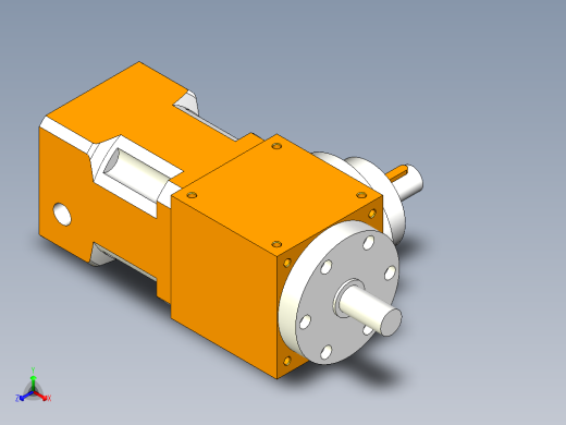 换向器PW90(垂直输出） PLX90-L1 19-70-90-M6.stp正等轴测缩略图
