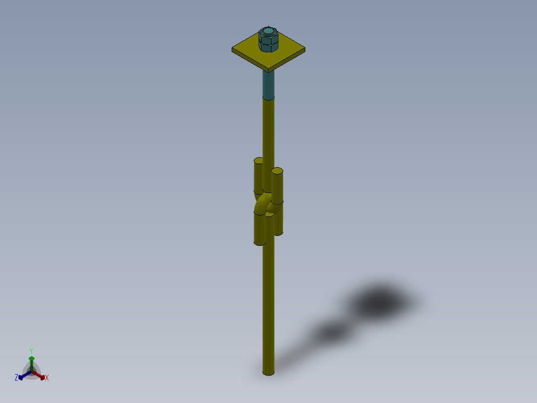 管道连接件-连接件 (25)正等轴测图