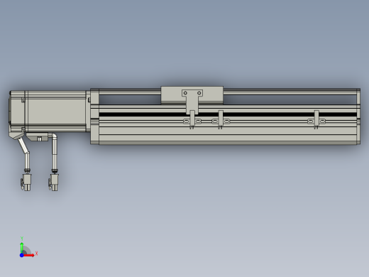东锦丝杆传动-直线滑台模组DH85-C-L10-S150-BC-P400W-C3前视缩略图