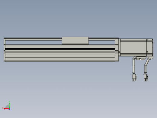 东锦丝杆传动-直线滑台模组DH85-C-L10-S150-BC-P400W-C3后视缩略图