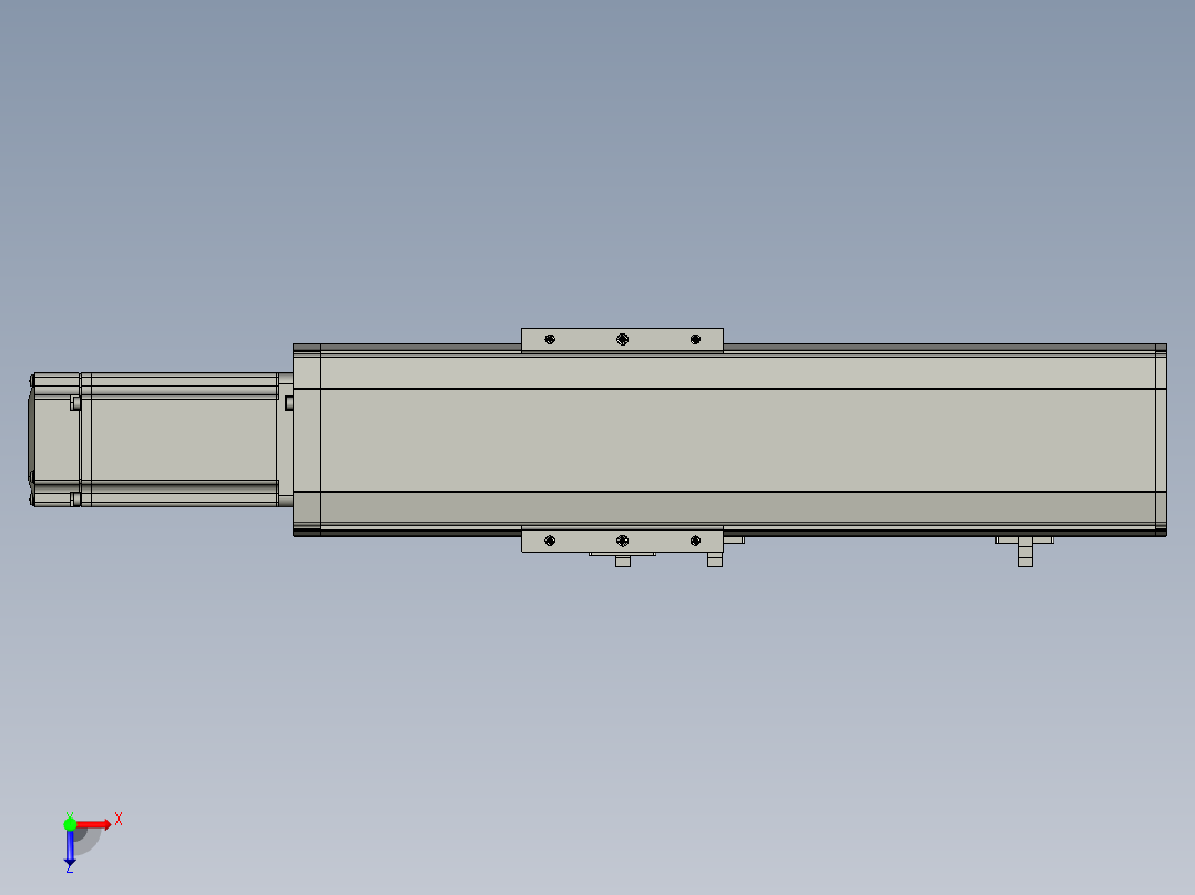 东锦丝杆传动-直线滑台模组DH85-C-L10-S150-BC-P400W-C3俯视图