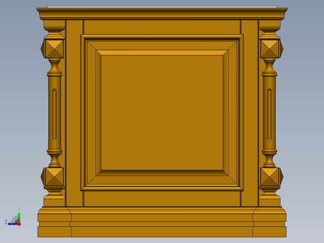 桌子 SW STP右视图