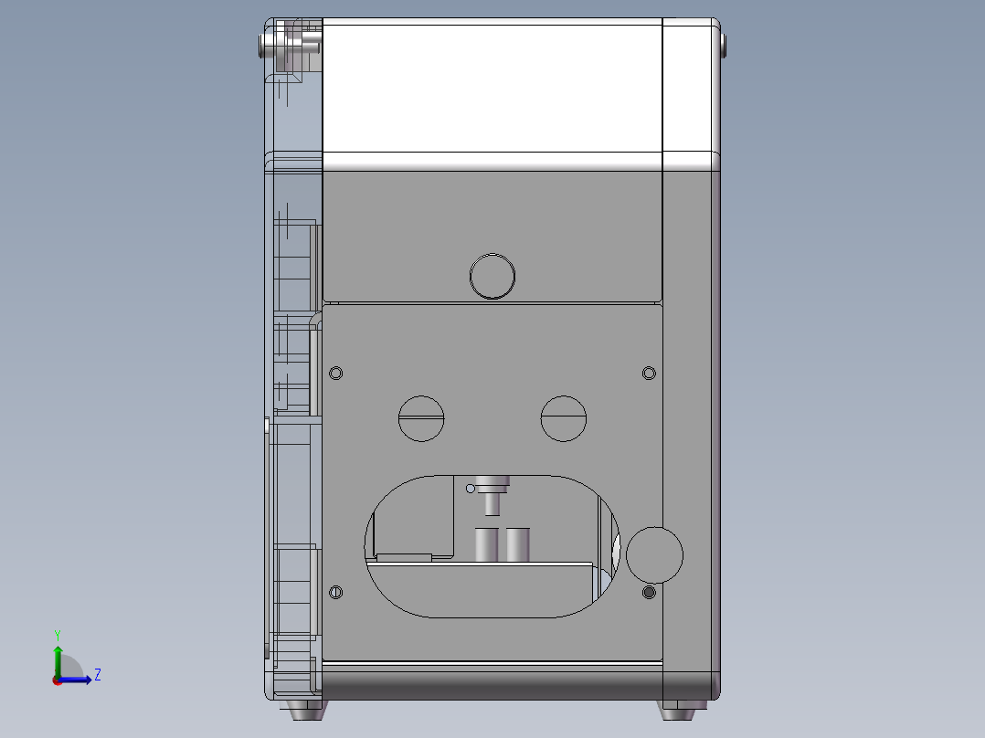 M3微型单分螺丝机左视图