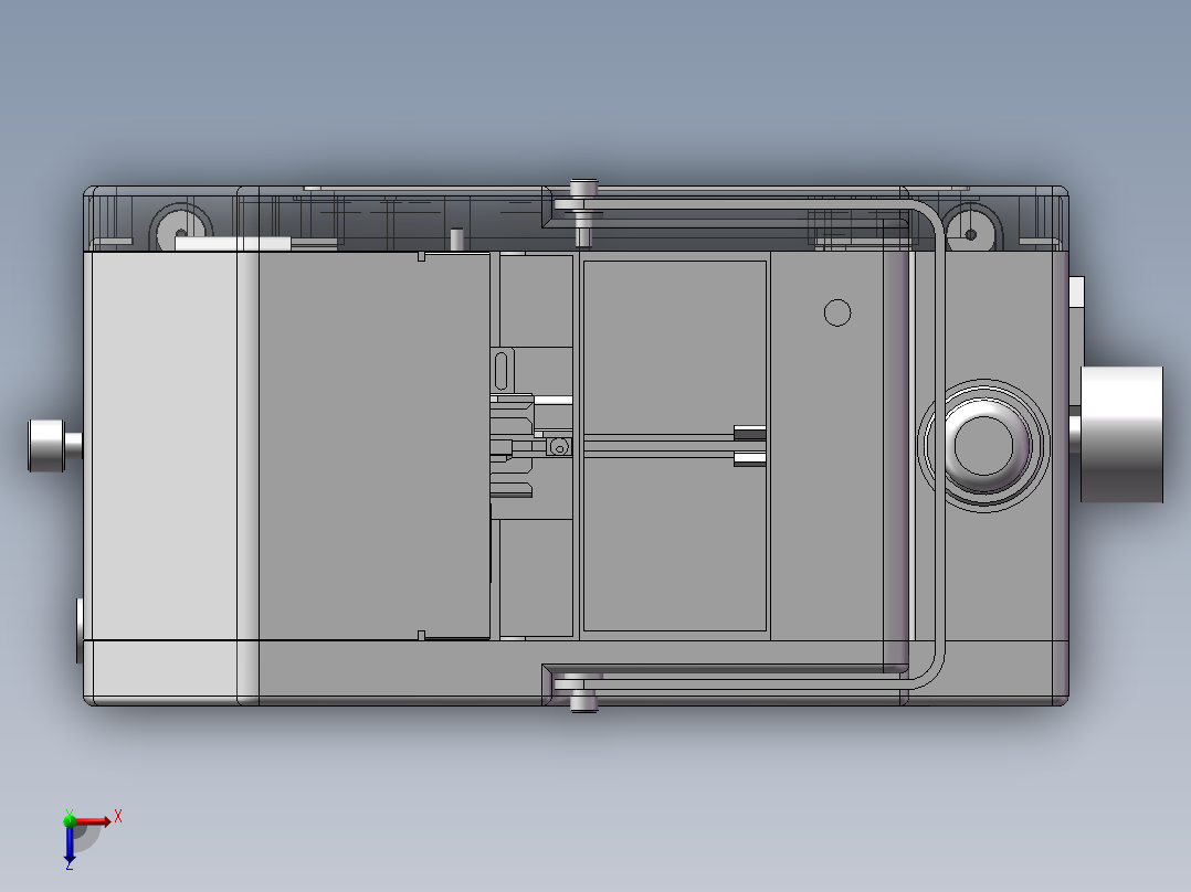 M3微型单分螺丝机俯视图