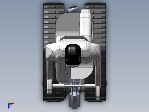 ATV越野车 DTV全地形车履带滑板车俯视缩略图