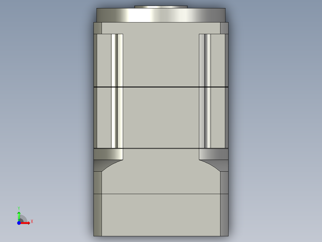 斜齿PGH115-L2 19-70-90-M6 KCZ25.STEP前视图