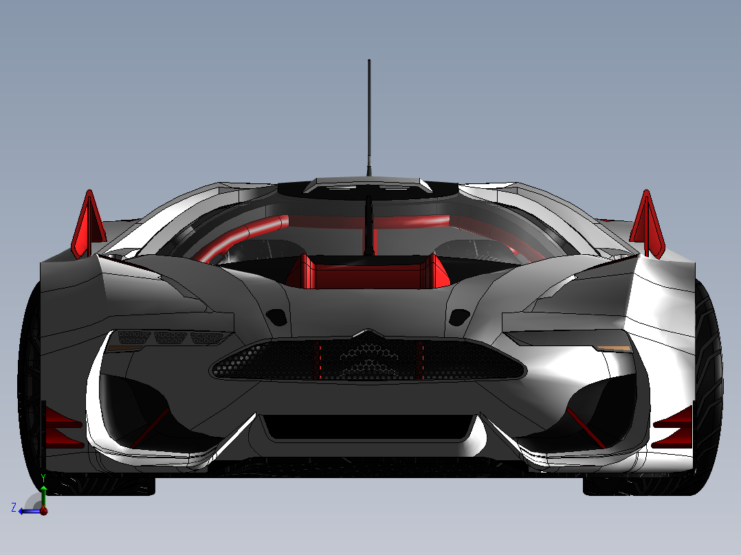 112雪铁龙GT赛车SW设计右视图