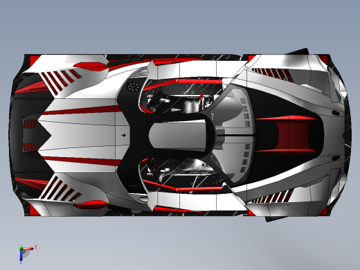 112雪铁龙GT赛车SW设计俯视缩略图