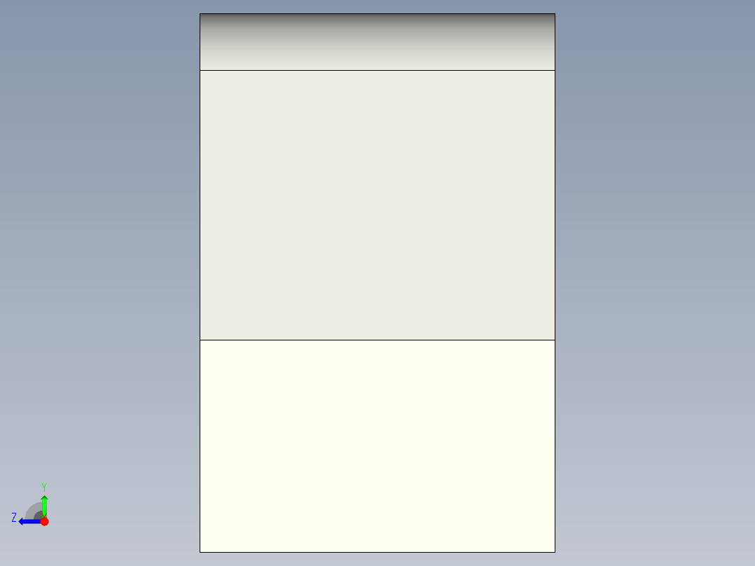 取手(塑膠)M.543-3D多系列多零件图纸模型右视图