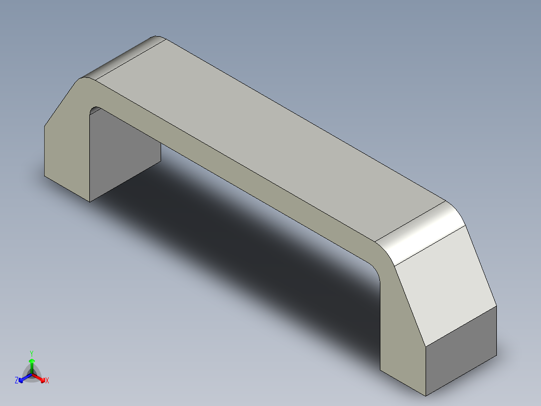 取手(塑膠)M.543-3D多系列多零件图纸模型正等轴测图