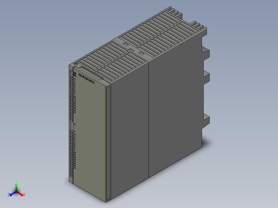 XG-E16X16YT正等轴测图