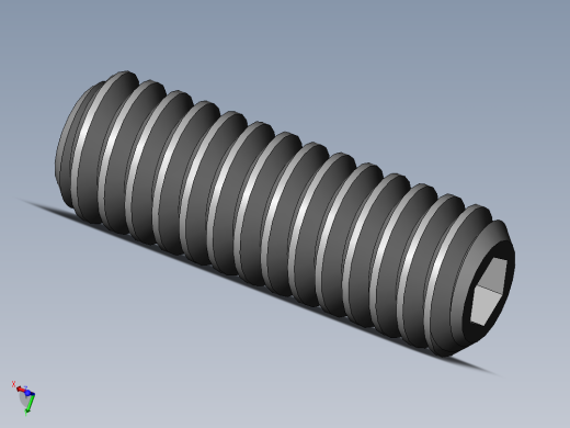 DIN 913-ISO 4026 固定螺钉-M2 L=6.SLDPRT