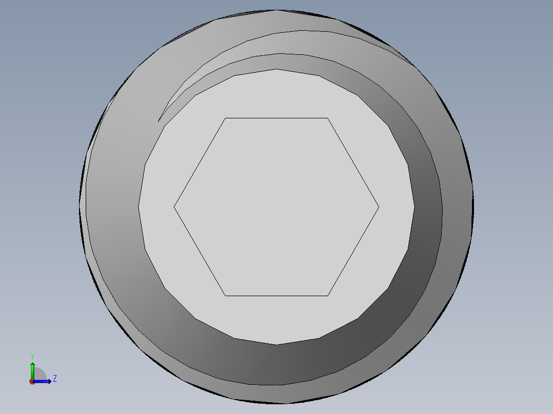 DIN 913-ISO 4026 固定螺钉-M2 L=6.SLDPRT左视图