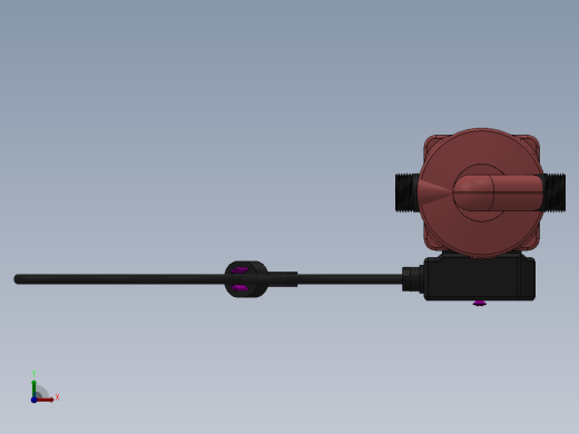 小水泵SW三维图前视缩略图