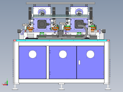 6工位绕线机sw18可编辑后视缩略图