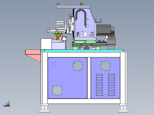 6工位绕线机sw18可编辑右视缩略图