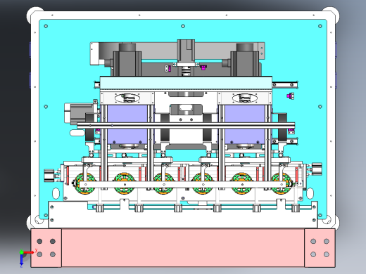 6工位绕线机sw18可编辑俯视缩略图