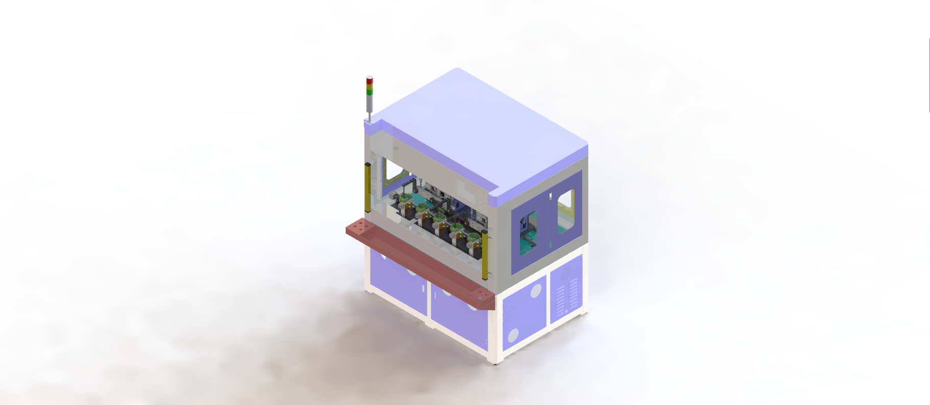 6工位绕线机sw18可编辑