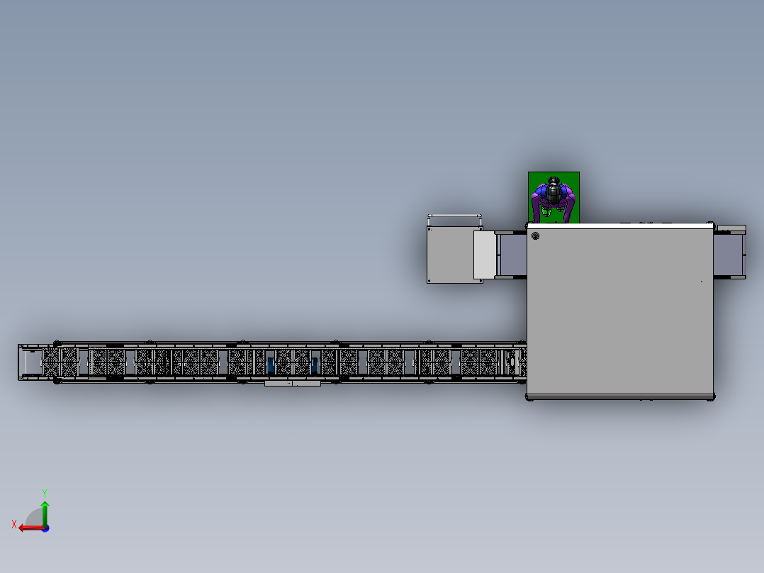 冲压下料sw22可编辑后视图