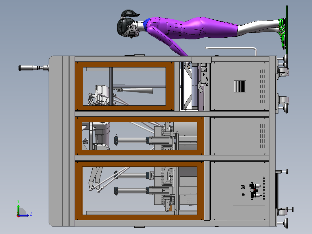 冲压下料sw22可编辑左视图