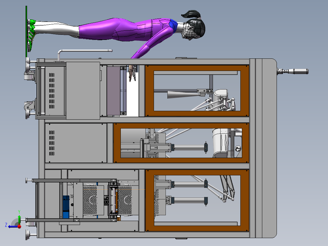 冲压下料sw22可编辑右视图