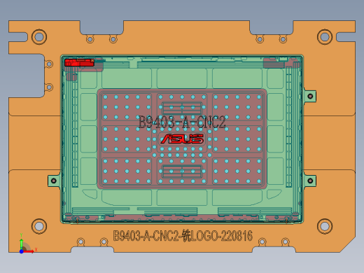 B9403-A-CNC2笔记本CNC工装夹具三维模型-铣LOGO-220921-修治具前视缩略图
